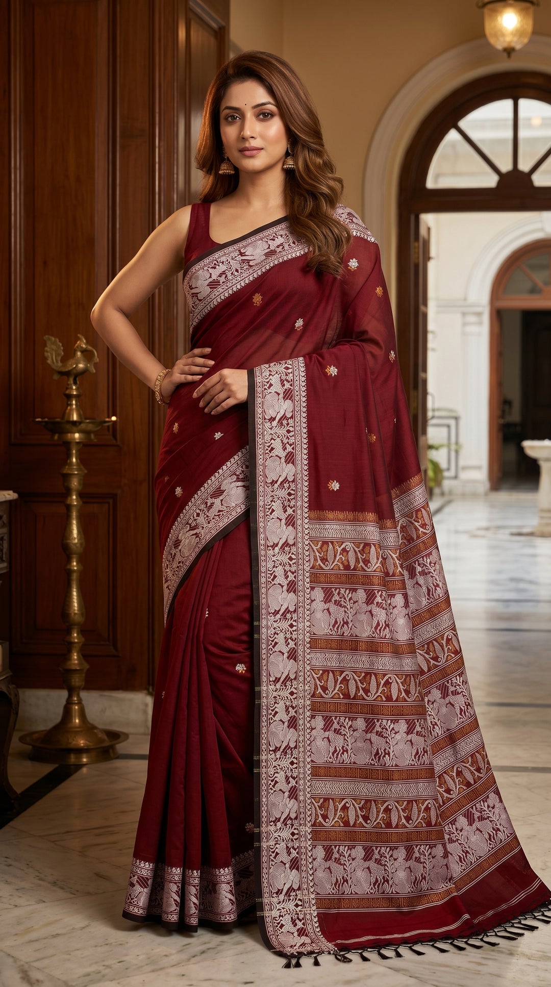 Ethereal Epics Baluchari Saree