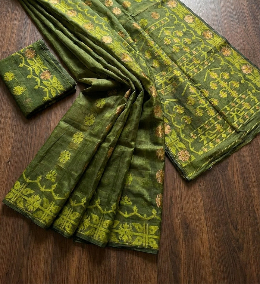 Kanaklata  Jamdani  Saree