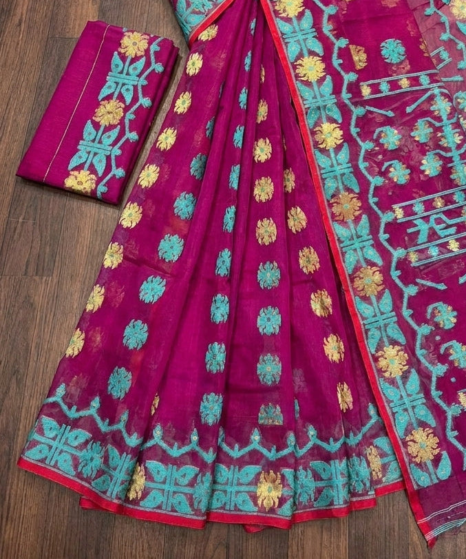 Kanaklata  Jamdani  Saree