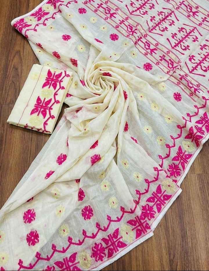 Kanaklata  Jamdani  Saree