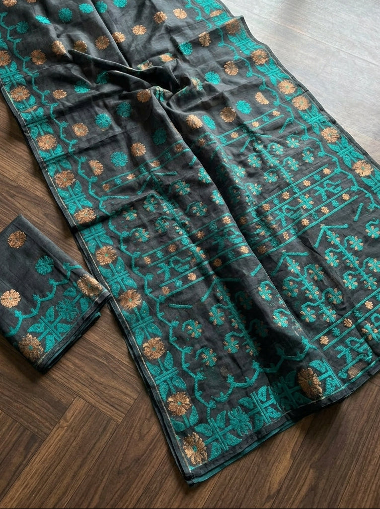 Kanaklata  Jamdani  Saree