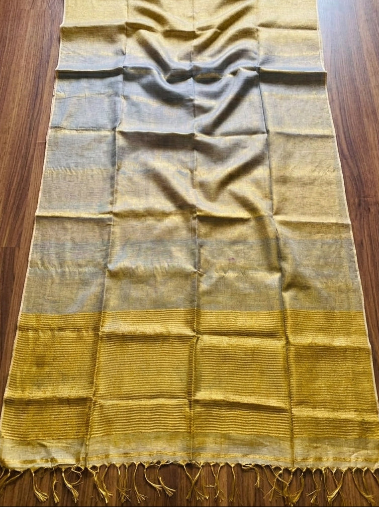 Sonar Sutra Tissue Linen Saree