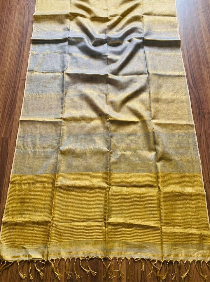 Sonar Sutra Tissue Linen Saree