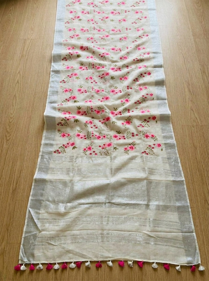 Spring’s Gift - Pure Linen Saree