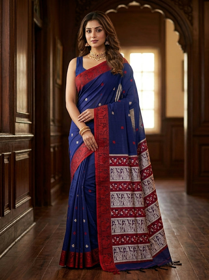 Ethereal Epics Baluchari Saree