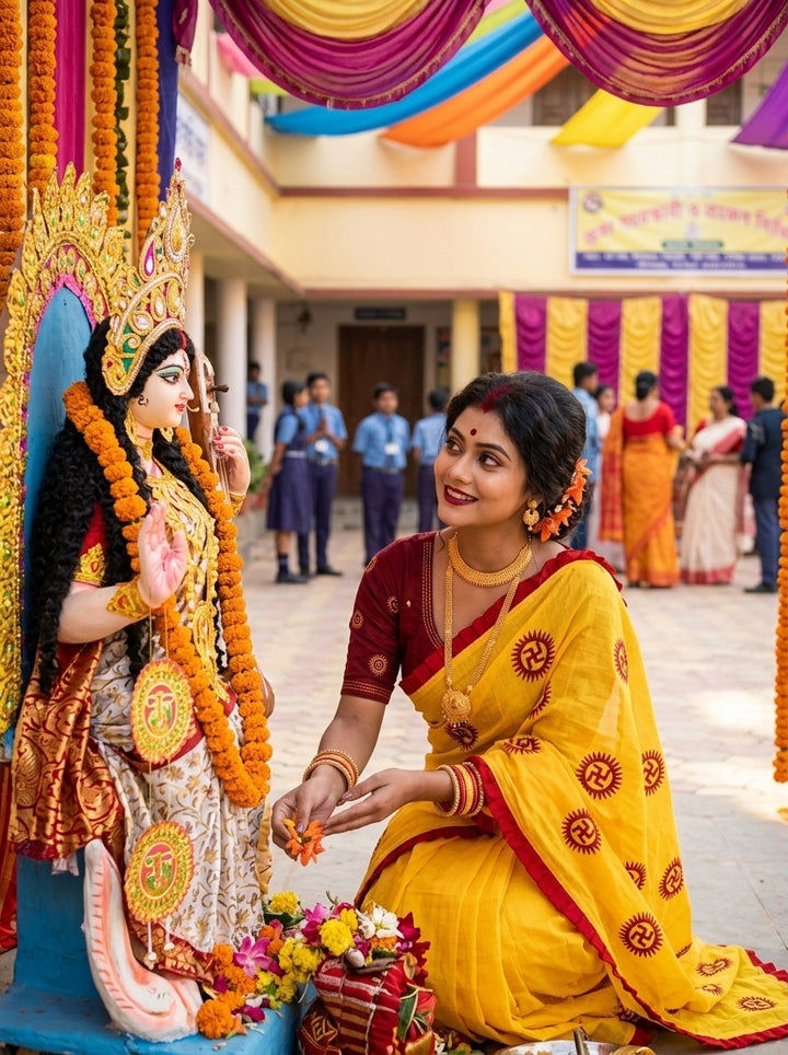 Kanak Roshni Cotton Silk Saree