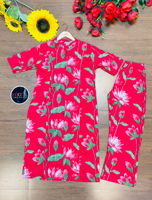 Floral Delight -Cotton Coord Set