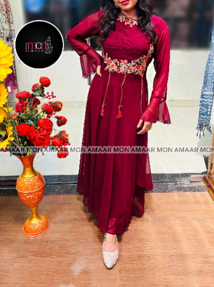 Mystique Reverie -Georgette Gown