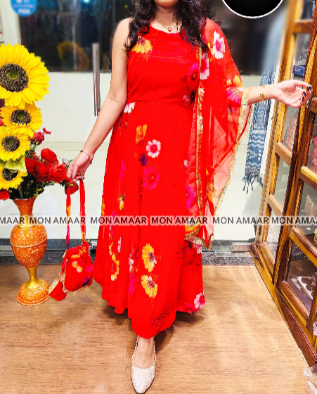 Seraphic Whirl- Gown Set(With Bag)