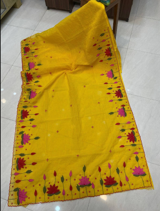Padyo Pata Kota Applique Saree