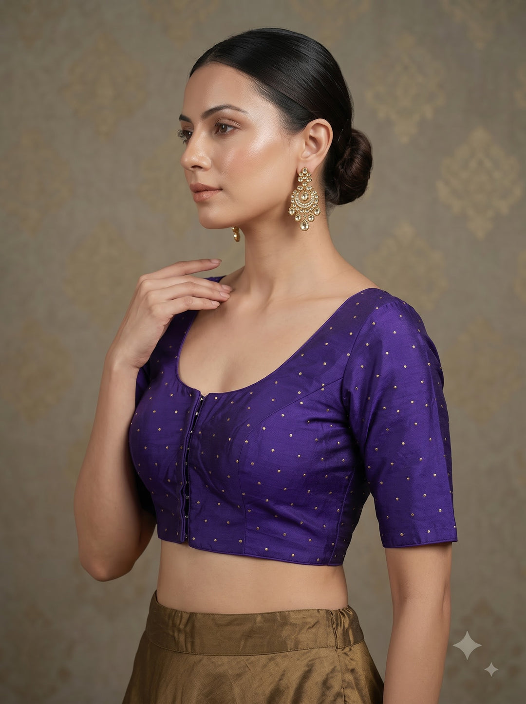 A Tale Of Royal Designer Silk Blouse