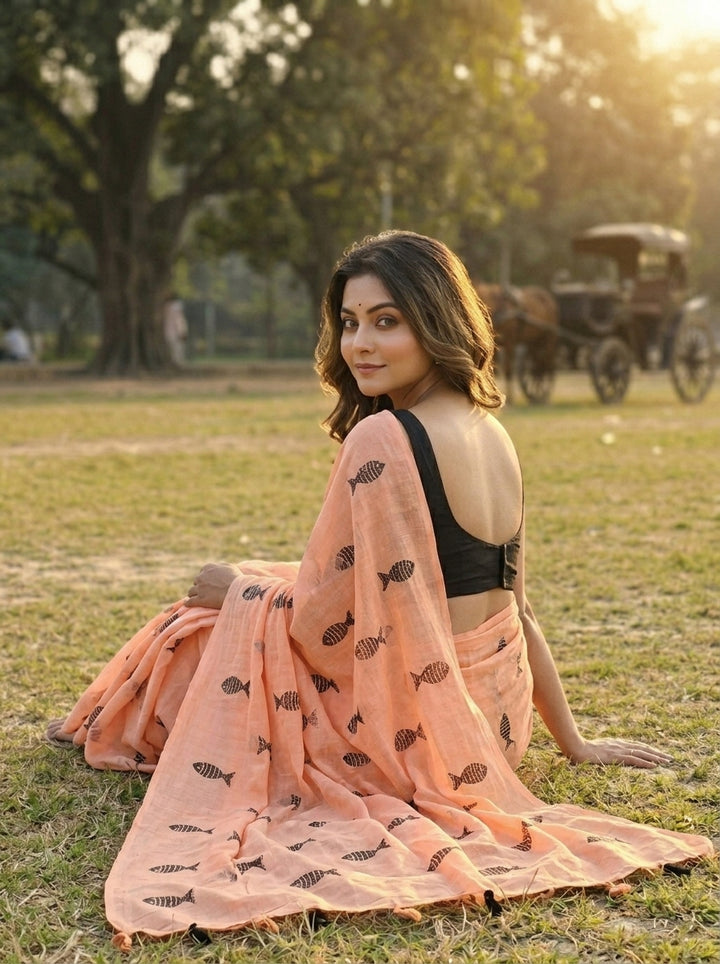 Sagarika Mul Cotton Saree