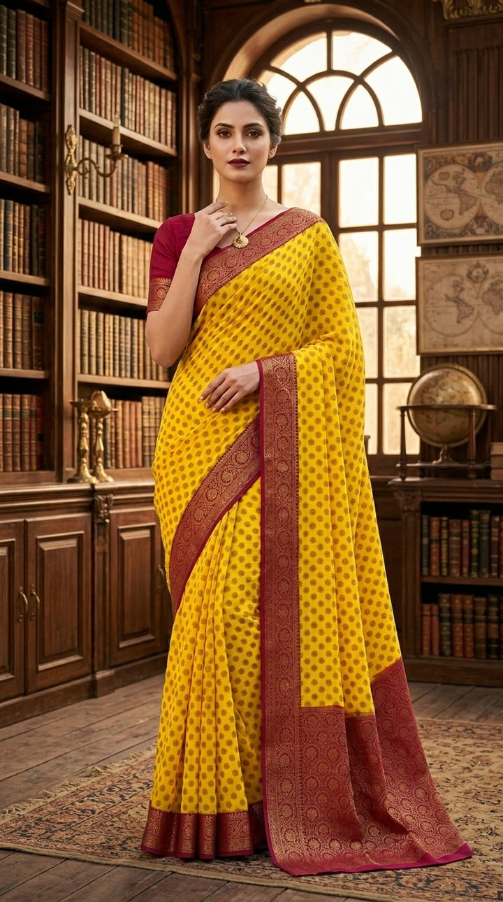 Swarnima Banarasi Semi Georgette Saree