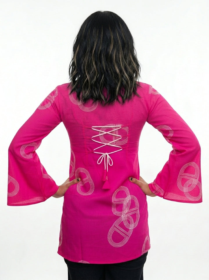 Bold Pink-Pure Cotton Kurti