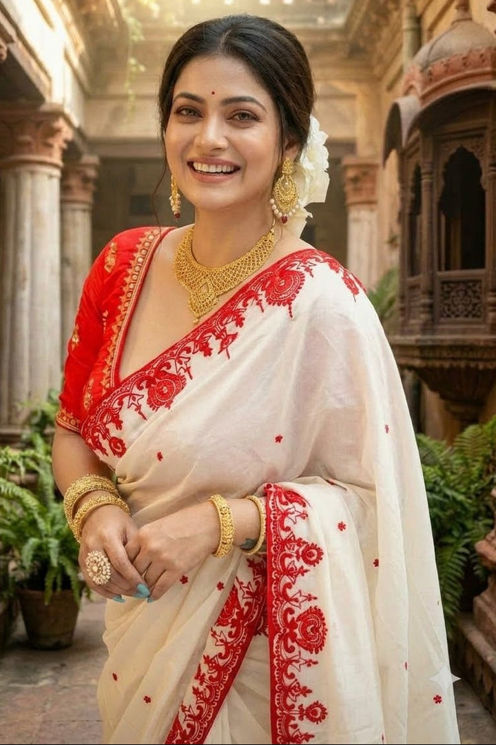 Srabanti Special Rangoli Silk Saree