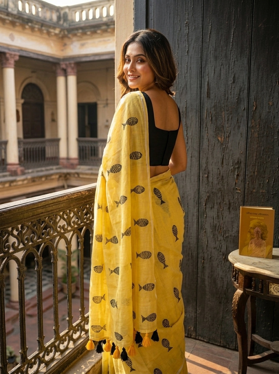 Sagarika Mul Cotton Saree