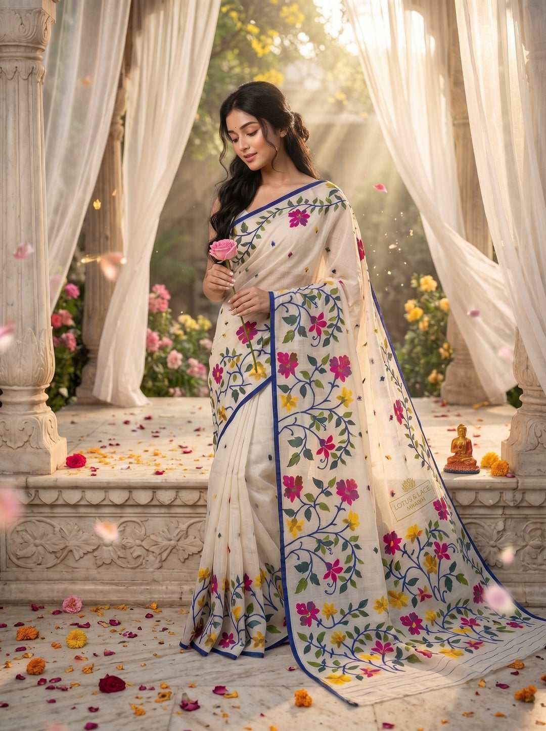 Bonolota Kotha(বনলতা কথা) Cotton Silk Saree
