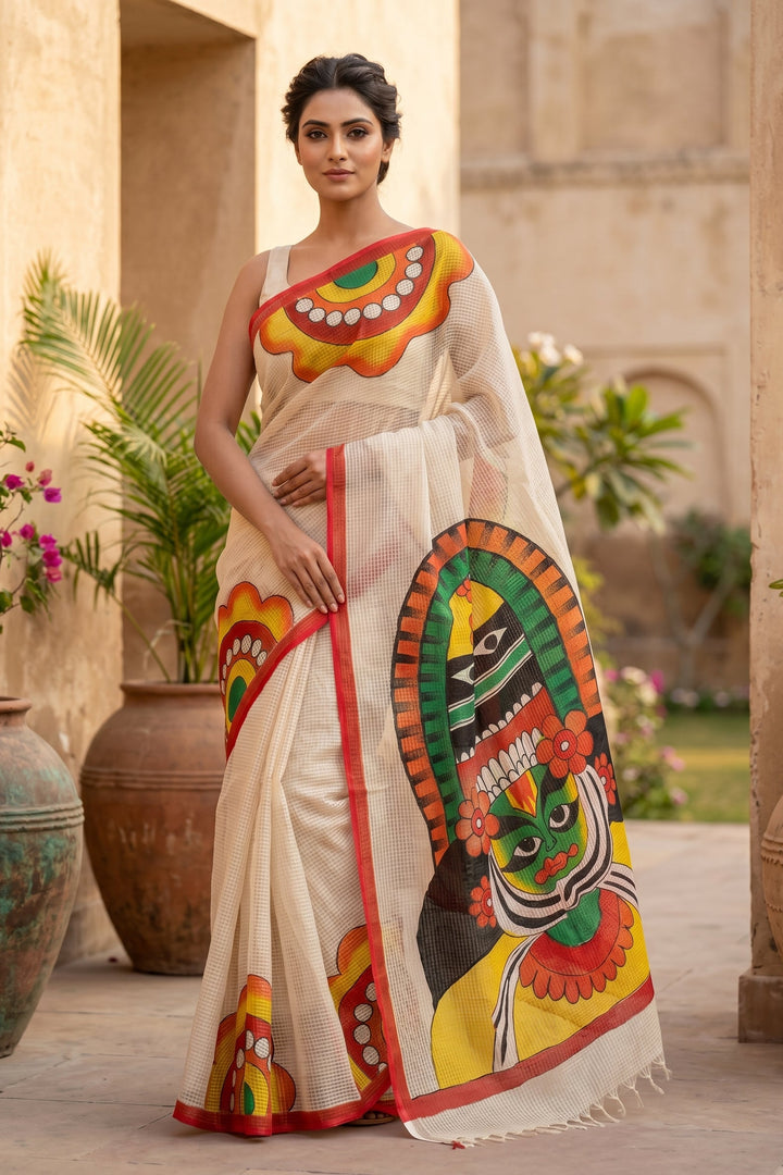 Transformation Hand Painted Kota Saree