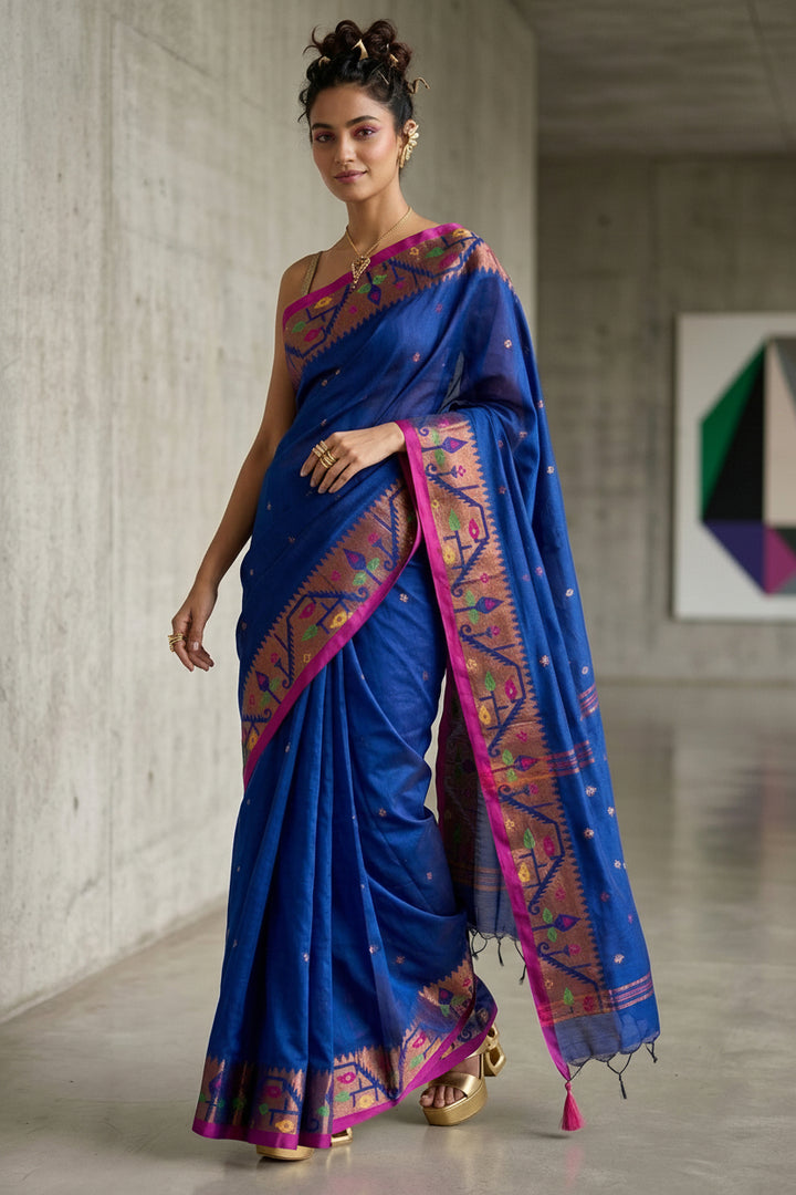 Metro Muse Khadi Cotton Saree
