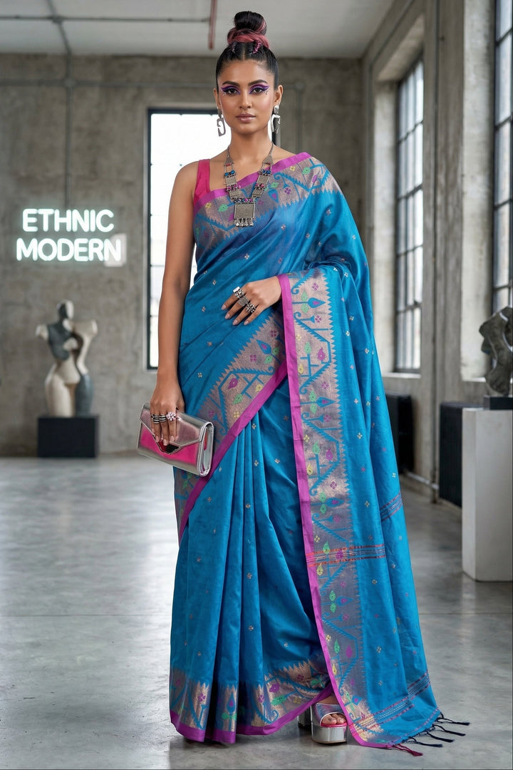 Metro Muse Khadi Cotton Saree