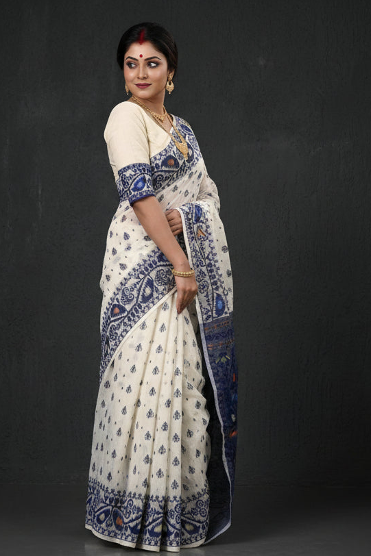 Sudarshana Dhakai Jamdani Saree