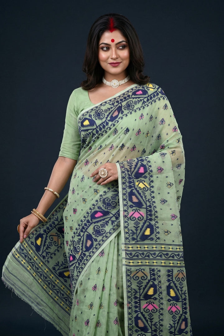 Sudarshana Dhakai Jamdani Saree