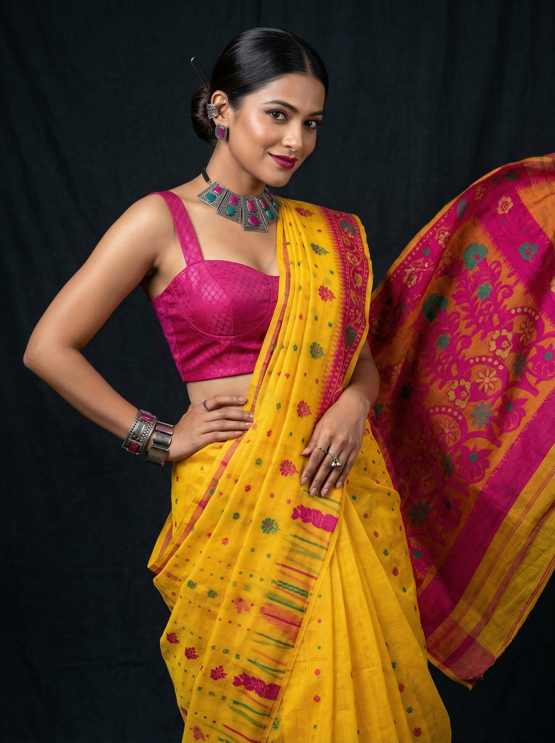 Labonya Jamdani Saree