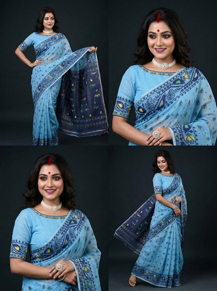 Sudarshana Dhakai Jamdani Saree