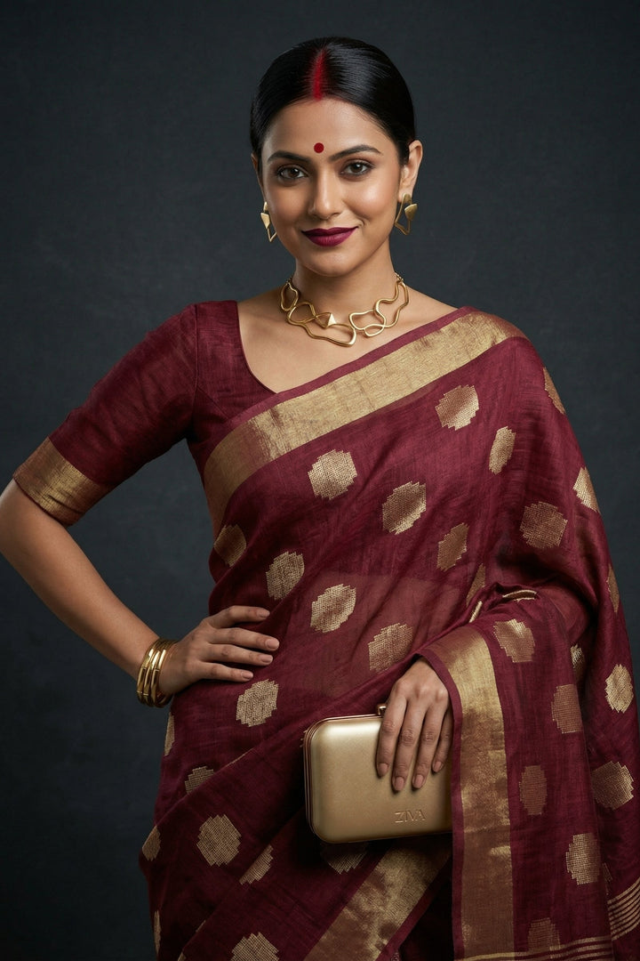 Gangotri Grace Linen Saree