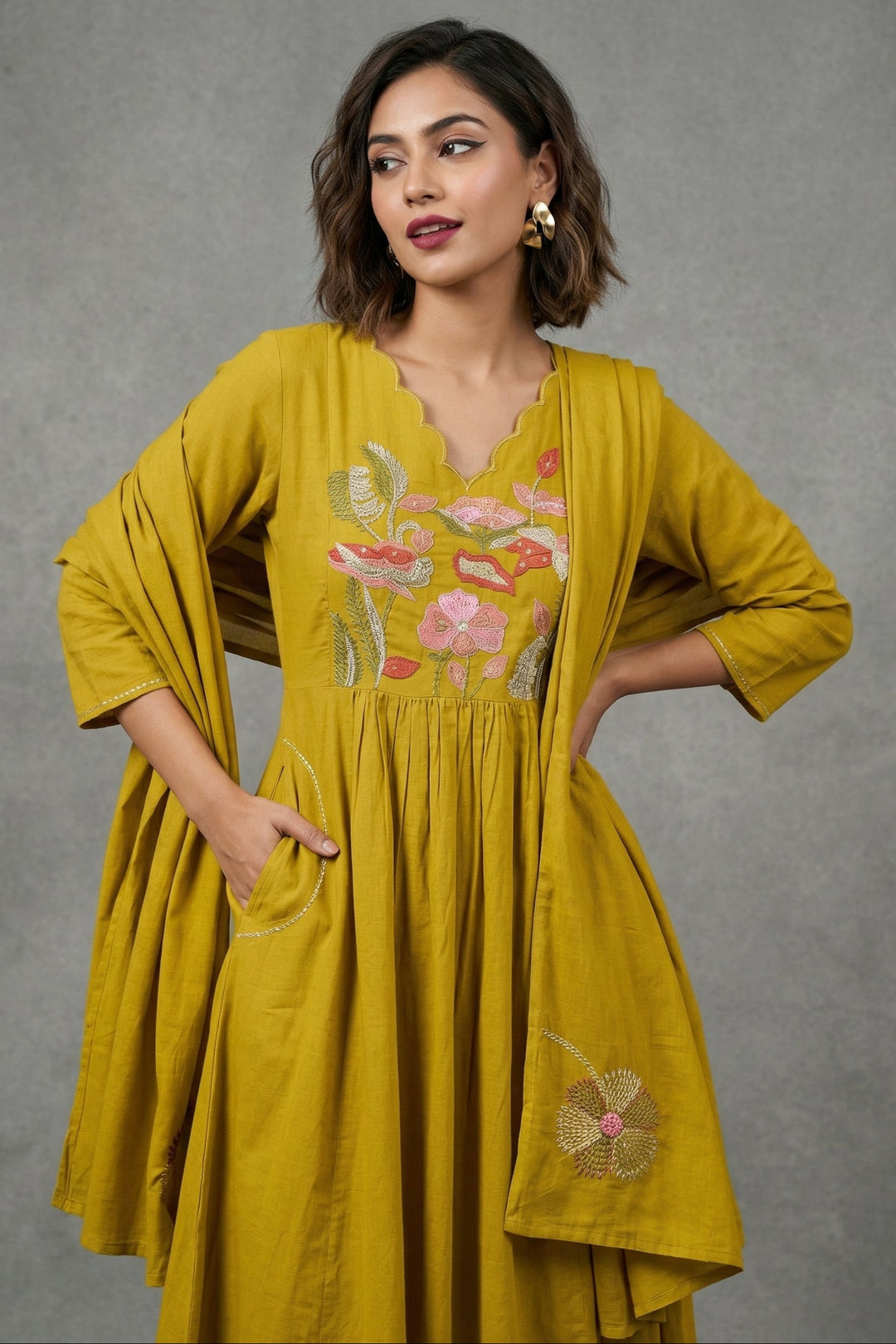 Summer Bliss Pure Cotton Suit Set