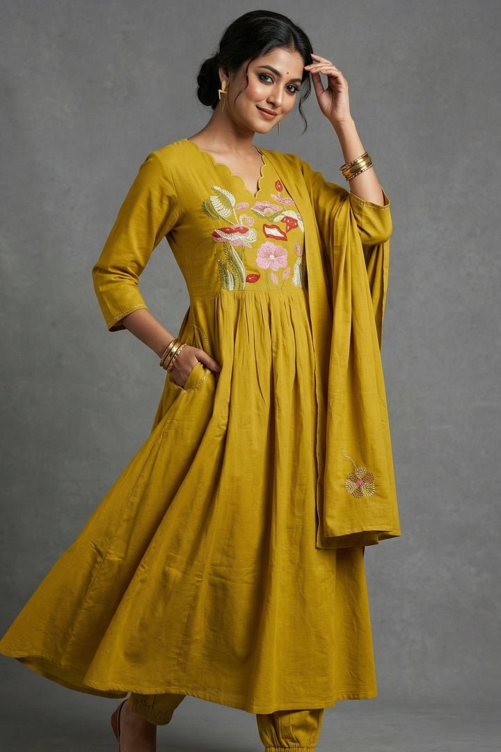 Summer Bliss Pure Cotton Suit Set