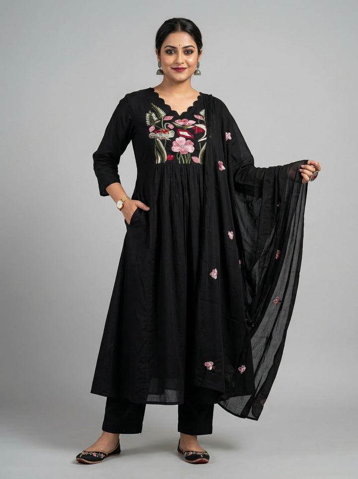 Summer Bliss Pure Cotton Suit Set
