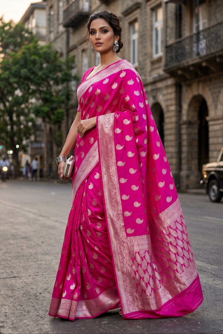 Drizzle Of Grace Gajji Silk Saree