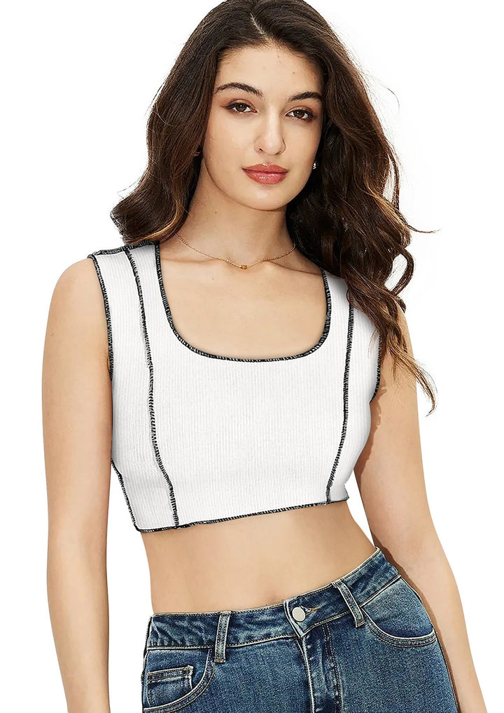 Too Much Fun (Western Crop Top)