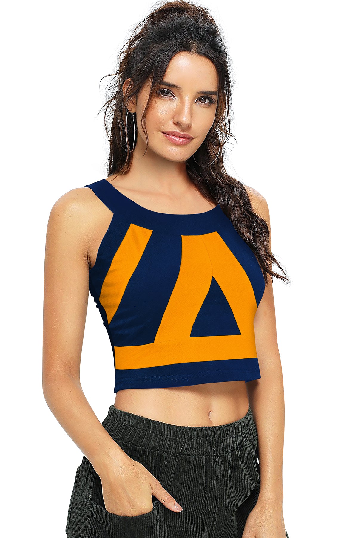 Sports Women Western Crop Top Monamaar 7430