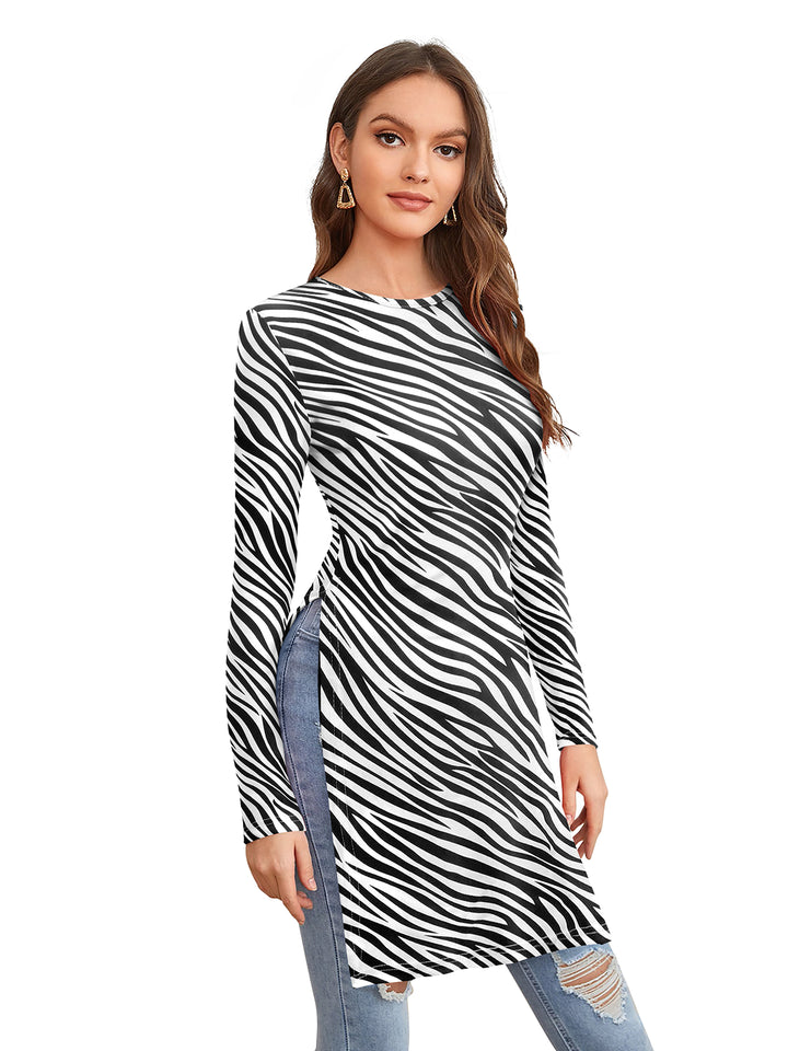 Zebra Printed Classic T-Shirt