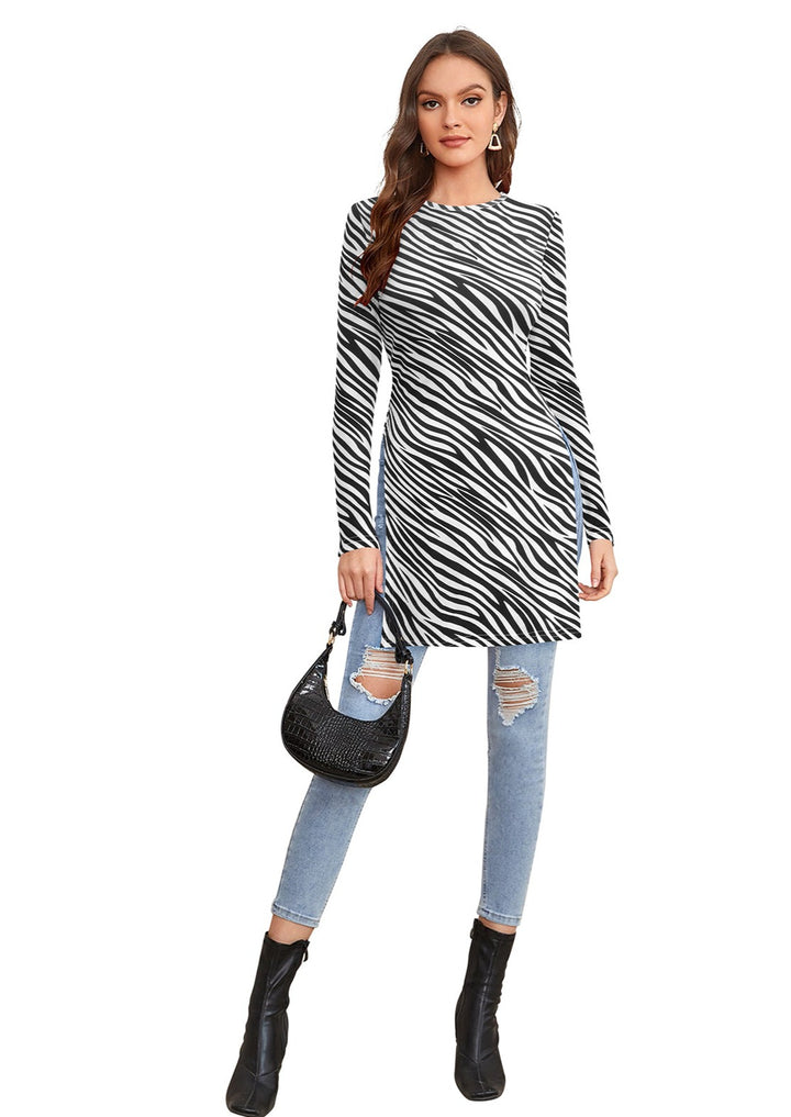 Zebra Printed Classic T-Shirt