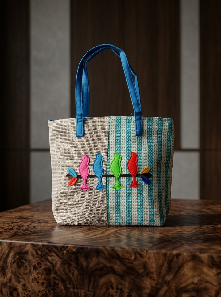 Carry Style- Dual Tone Tote Bag