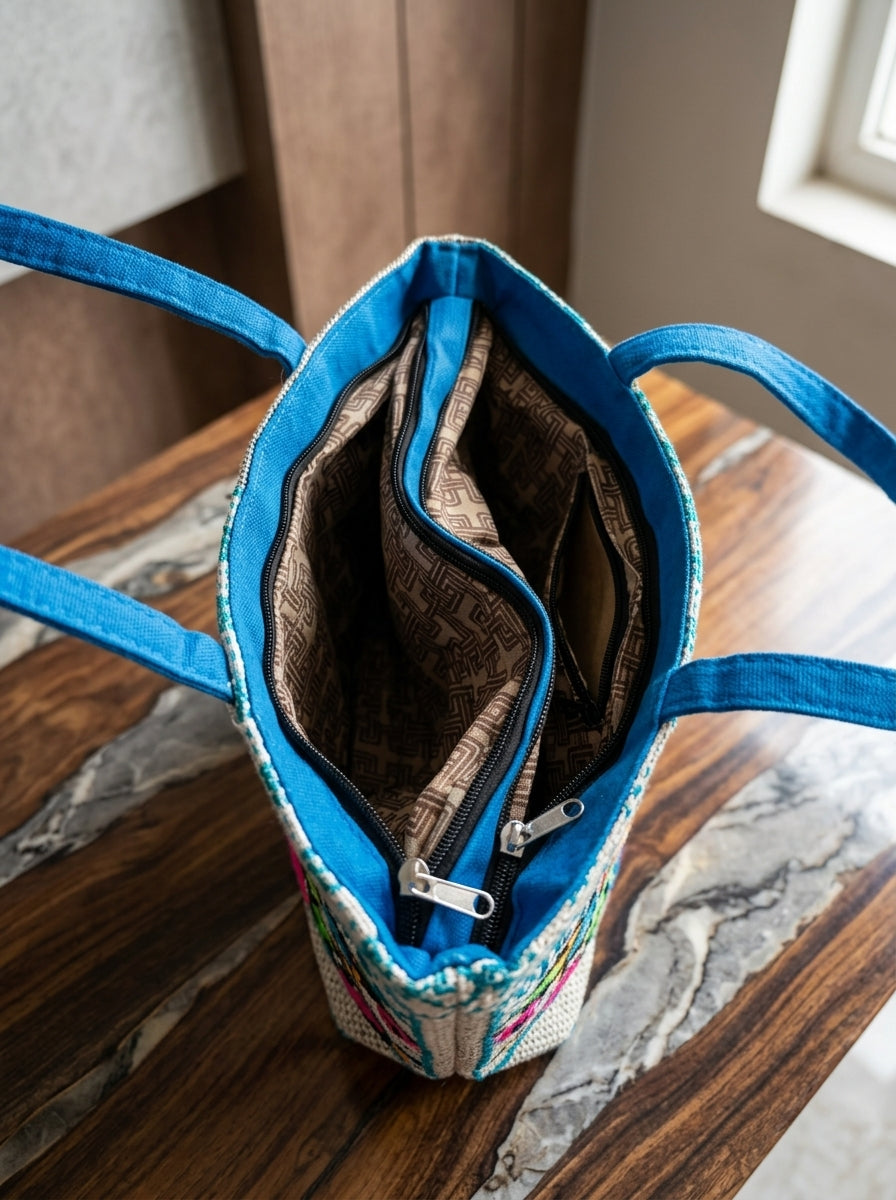 Carry Style- Dual Tone Tote Bag