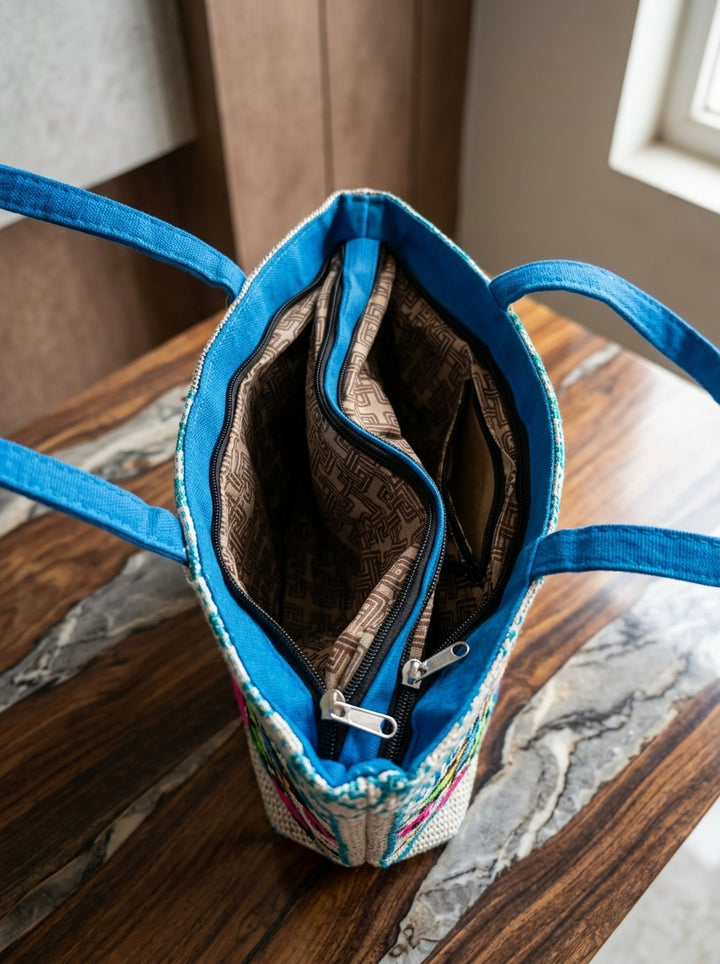Carry Style- Dual Tone Tote Bag