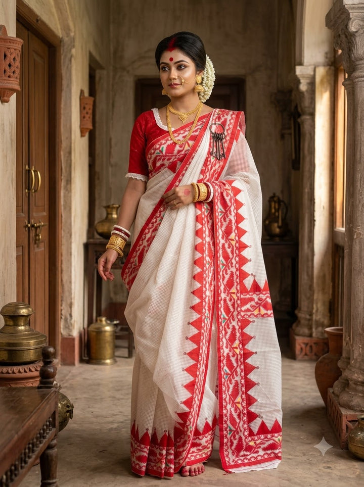 Milon Bela – The Fusion Resham Kota Saree