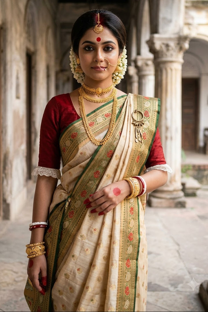 Zarika Semi Tussar Silk Saree