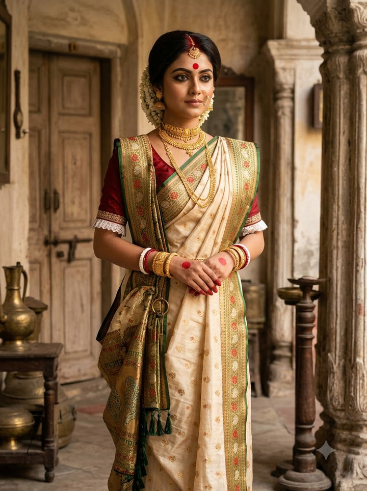 Zarika Semi Tussar Silk Saree