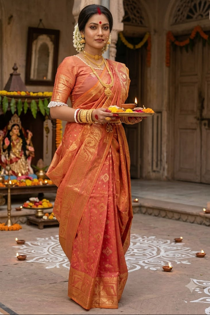 Debipokkho Zari Jamdani Saree✨