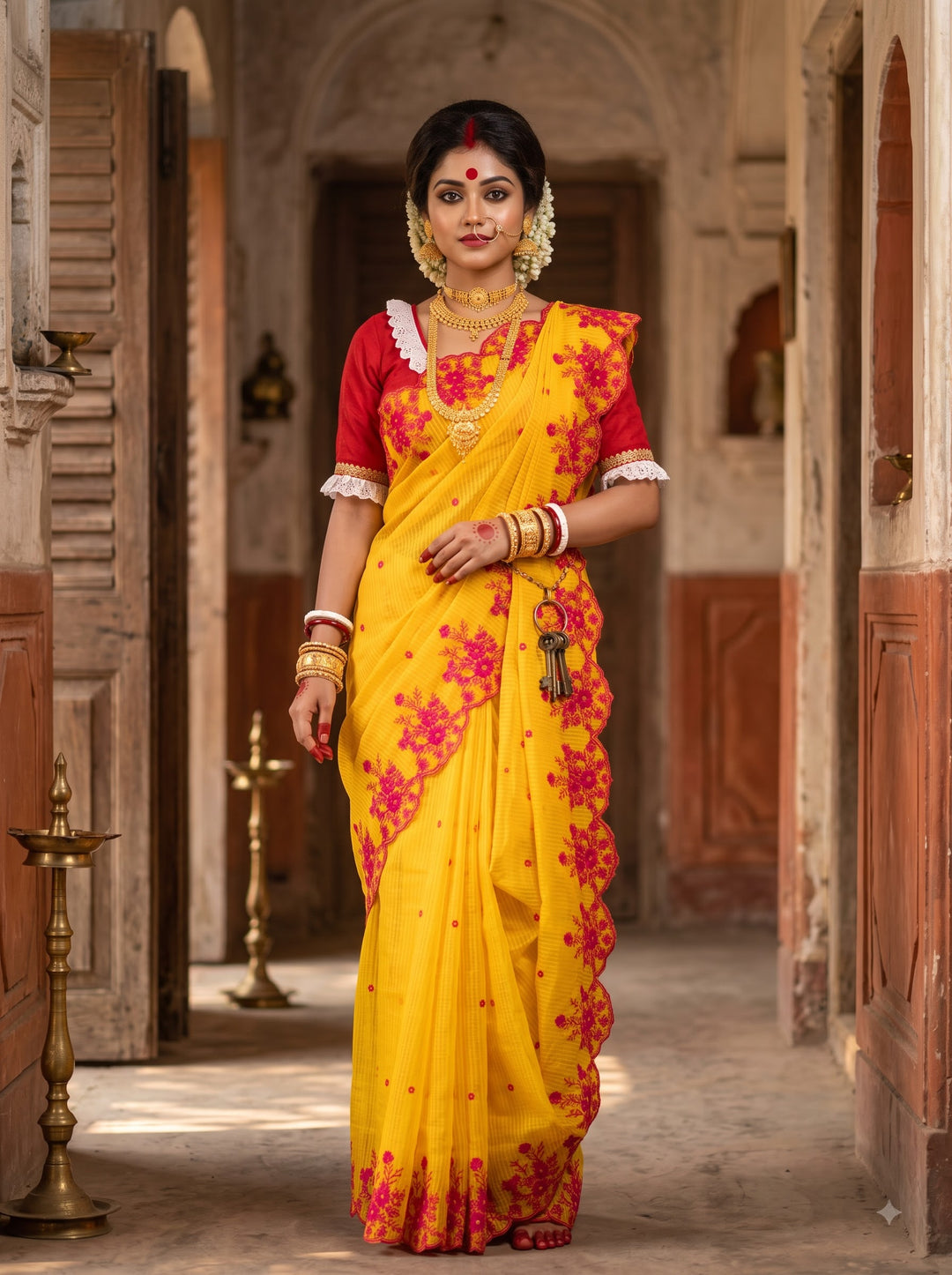 House of Elegance-  Reshom Kota Saree