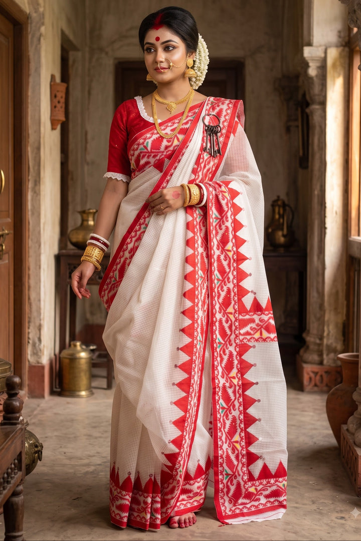 Milon Bela – The Fusion Resham Kota Saree