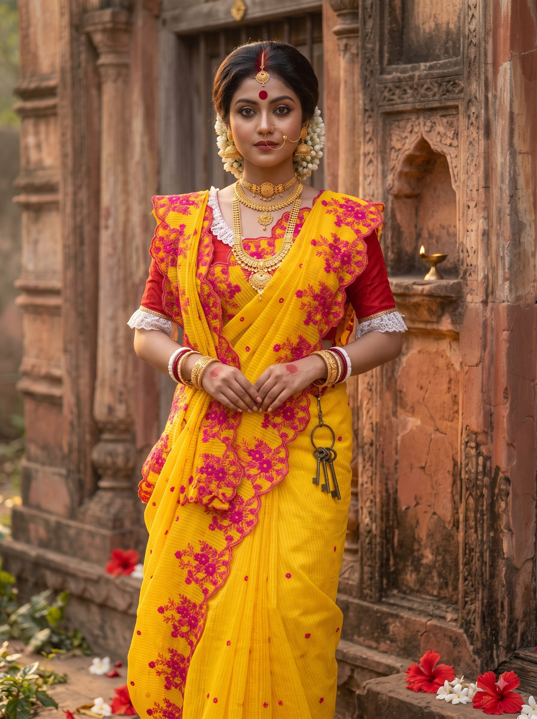 House of Elegance-  Reshom Kota Saree