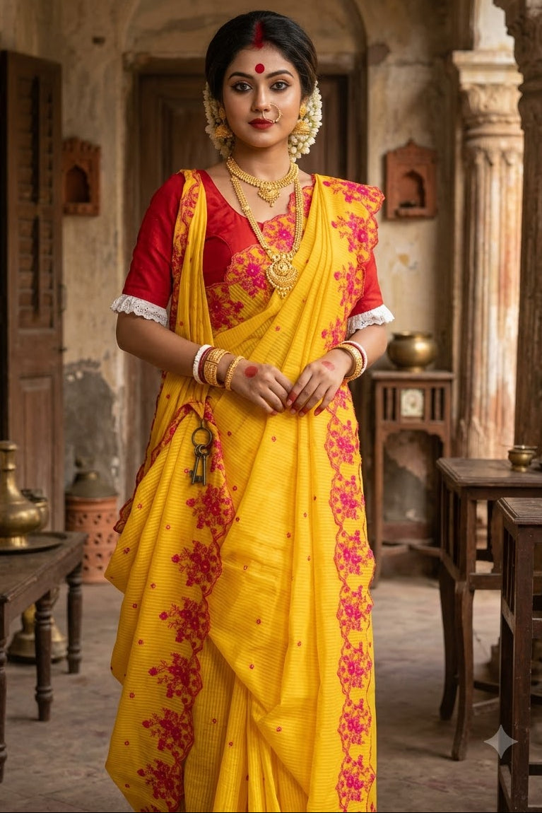House of Elegance-  Reshom Kota Saree