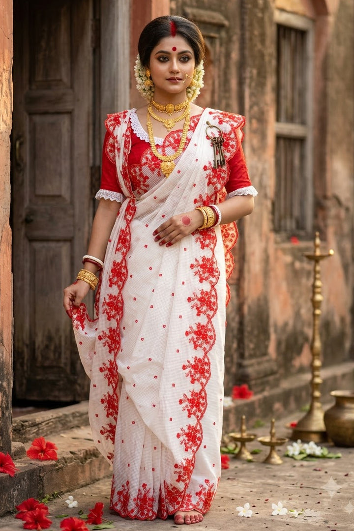 House of Elegance-  Reshom Kota Saree