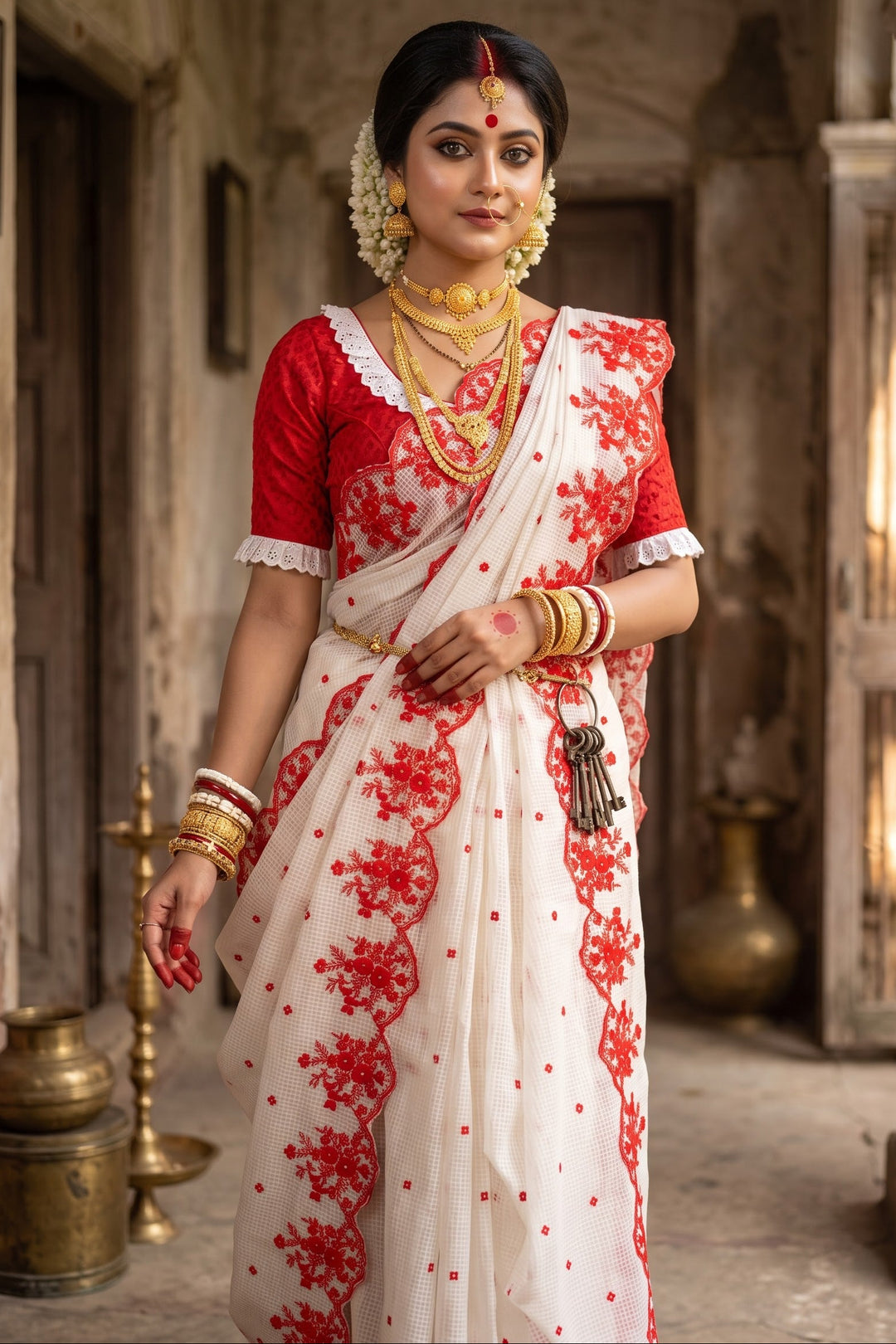 House of Elegance-  Reshom Kota Saree